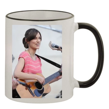 Keira Knightley 11oz Colored Rim & Handle Mug