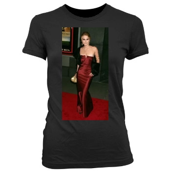 Keira Knightley Women's Junior Cut Crewneck T-Shirt