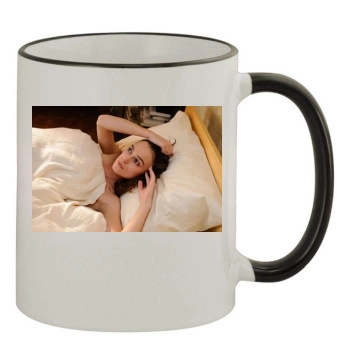 Keira Knightley 11oz Colored Rim & Handle Mug