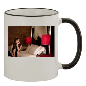 Keira Knightley 11oz Colored Rim & Handle Mug