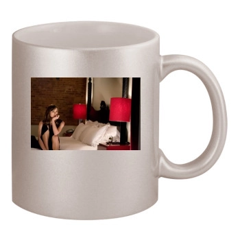 Keira Knightley 11oz Metallic Silver Mug