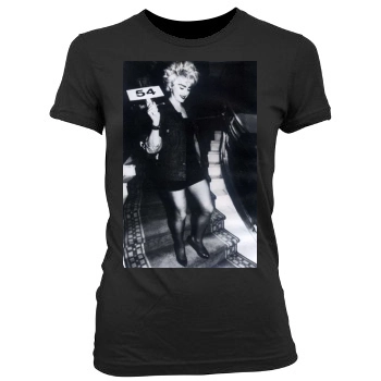 Madonna Women's Junior Cut Crewneck T-Shirt