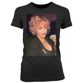 Madonna Women's Junior Cut Crewneck T-Shirt