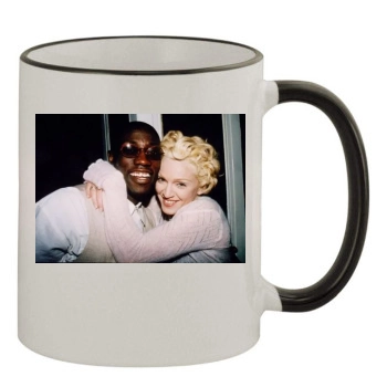 Madonna 11oz Colored Rim & Handle Mug