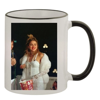 Madonna 11oz Colored Rim & Handle Mug