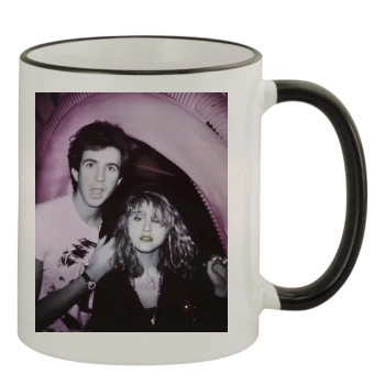 Madonna 11oz Colored Rim & Handle Mug