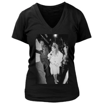 Madonna Women's Deep V-Neck TShirt