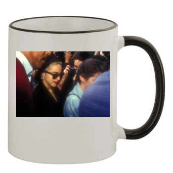 Madonna 11oz Colored Rim & Handle Mug