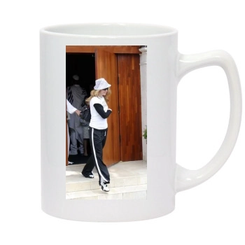 Madonna 14oz White Statesman Mug