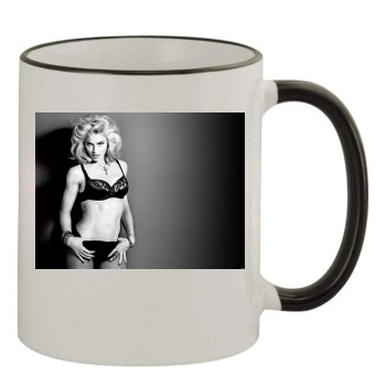 Madonna 11oz Colored Rim & Handle Mug