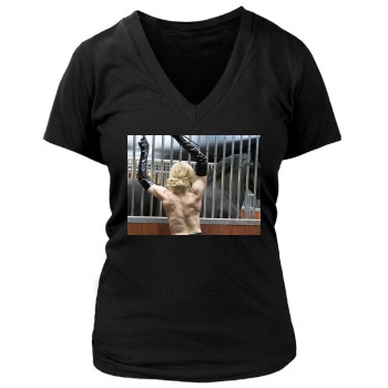 Madonna Women's Deep V-Neck TShirt