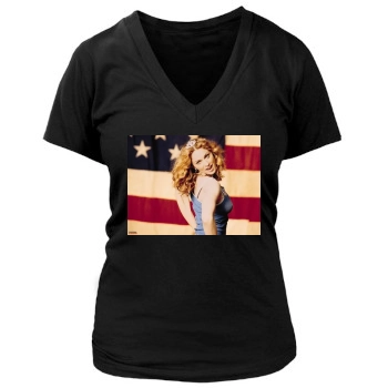 Madonna Women's Deep V-Neck TShirt