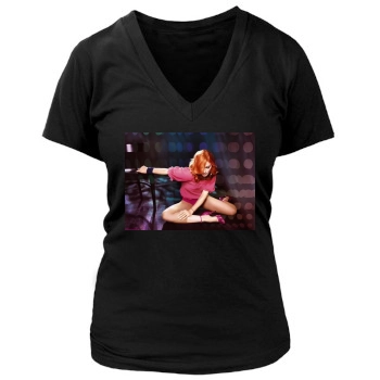 Madonna Women's Deep V-Neck TShirt