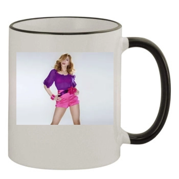 Madonna 11oz Colored Rim & Handle Mug