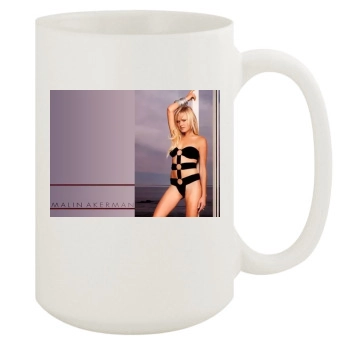 Malin Akerman 15oz White Mug