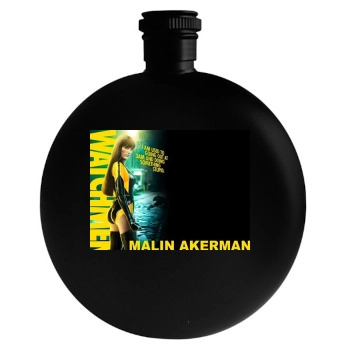 Malin Akerman Round Flask