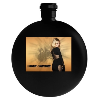 Malin Akerman Round Flask