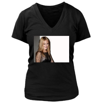 Malin Akerman Women's Deep V-Neck TShirt