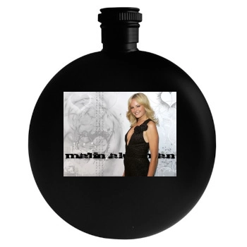 Malin Akerman Round Flask