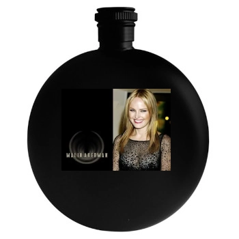 Malin Akerman Round Flask