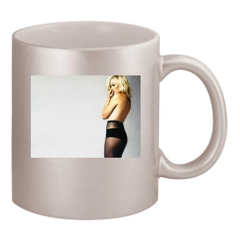 Malin Akerman 11oz Metallic Silver Mug