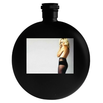 Malin Akerman Round Flask