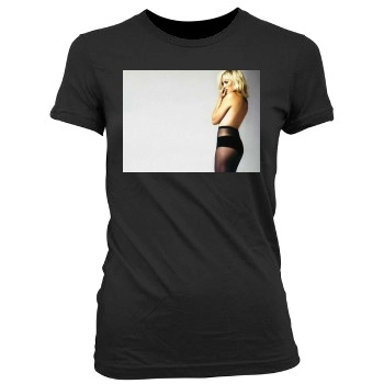 Malin Akerman Women's Junior Cut Crewneck T-Shirt