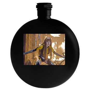 Malin Akerman Round Flask