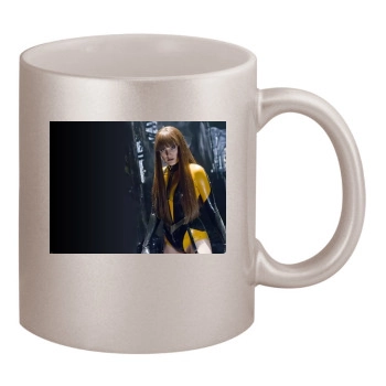 Malin Akerman 11oz Metallic Silver Mug