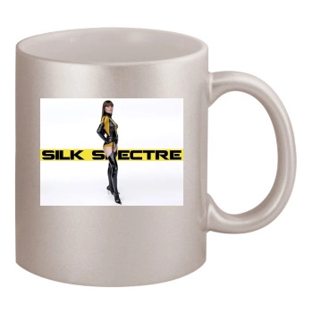 Malin Akerman 11oz Metallic Silver Mug