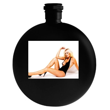 Malin Akerman Round Flask