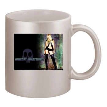 Malin Akerman 11oz Metallic Silver Mug