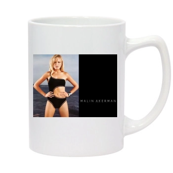 Malin Akerman 14oz White Statesman Mug