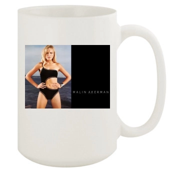 Malin Akerman 15oz White Mug