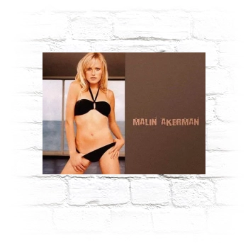 Malin Akerman Metal Wall Art