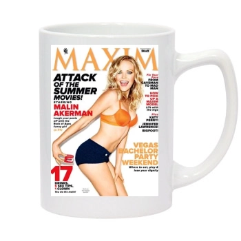 Malin Akerman 14oz White Statesman Mug