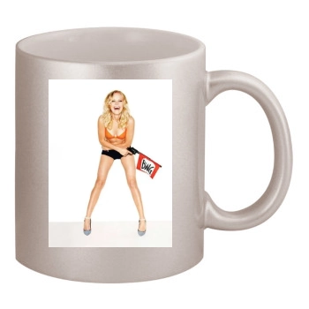 Malin Akerman 11oz Metallic Silver Mug