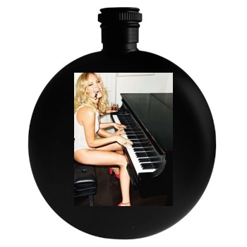 Malin Akerman Round Flask