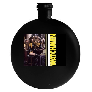 Malin Akerman Round Flask