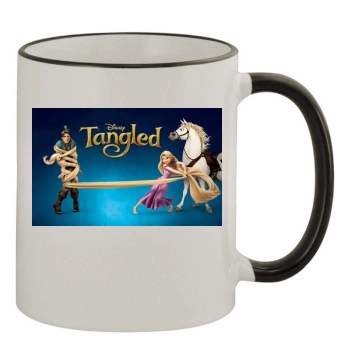 Disney Tangled 11oz Colored Rim & Handle Mug