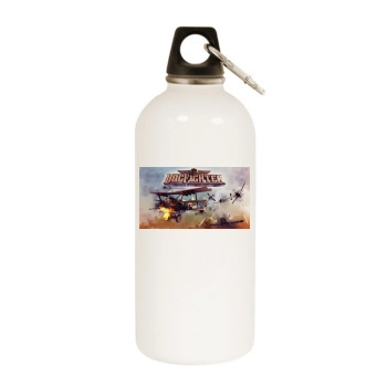 DogFighter White Water Bottle With Carabiner