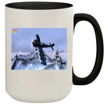 DogFighter 15oz Colored Inner & Handle Mug