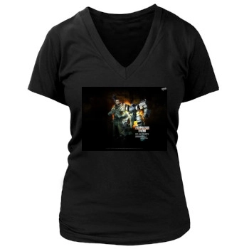 Front Mission Evolved Women's Deep V-Neck TShirt