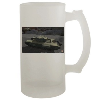 World of Tanks 16oz Frosted Beer Stein