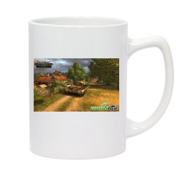 World of Tanks 14oz White Statesman Mug