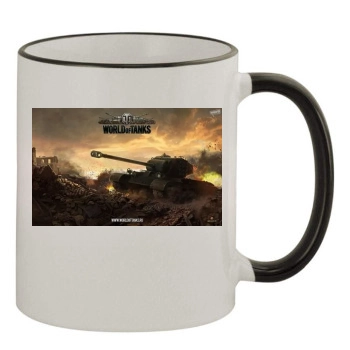 World of Tanks 11oz Colored Rim & Handle Mug