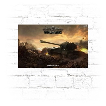 World of Tanks Metal Wall Art