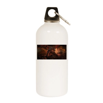World of Warcraft Cataclysm White Water Bottle With Carabiner