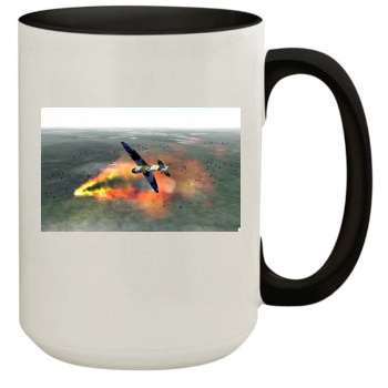 Warbirds Dogfights 15oz Colored Inner & Handle Mug