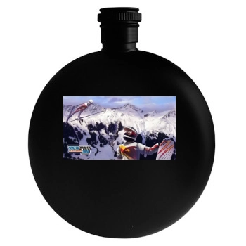 Winter Sports Round Flask